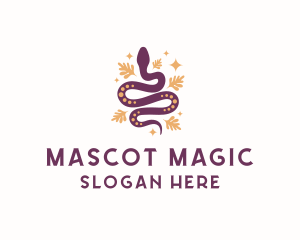 Mystic Snake Animal logo design