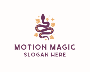 Mystic Snake Animal logo design