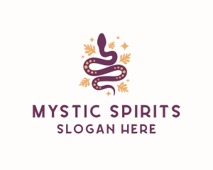 Mystic Snake Animal logo design