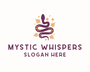 Mystic Snake Animal logo design