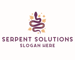 Snake - Mystic Snake Animal logo design