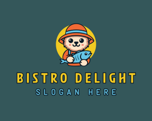 Fisherman Bear Dining logo design