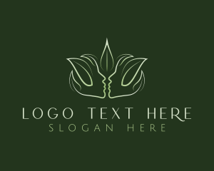 Herbal - Nature Cosmetics Face logo design