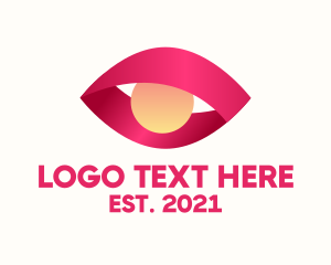 Cosmetologist - Eye Clinic 3D logo design