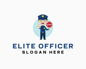 Officer - Police Cop Officer logo design