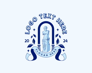Greek Museum Sculpture Logo