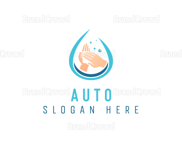 Hand Cleaning Sanitizer Logo