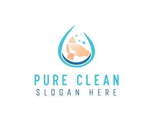 Hand Cleaning Sanitizer logo design