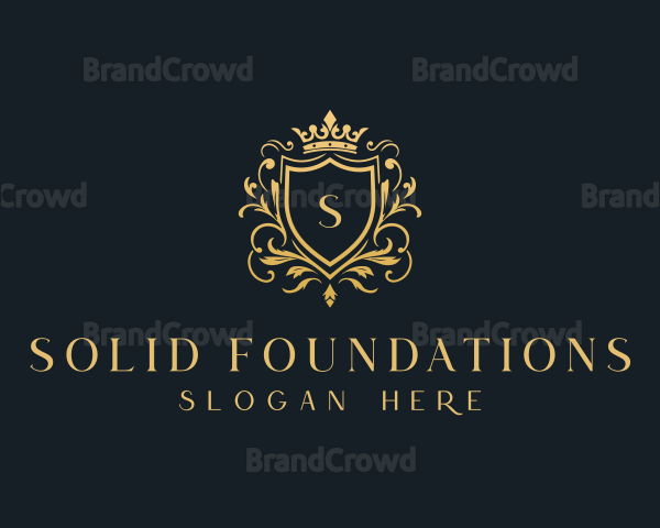 Royal Shield Wedding Event Logo