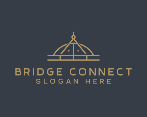 Bridge - Architecture Bridge Compass logo design