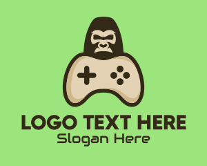 Gamer Youtuber - Gorilla Game Control logo design