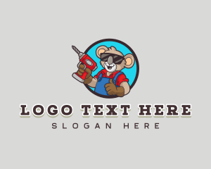 Tool - Koala Drill Handyman logo design