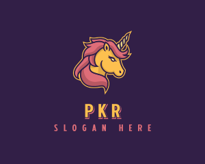 Mythical Unicorn  Logo