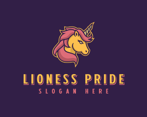 Mythical Unicorn  logo design