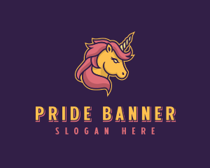 Mythical Unicorn  logo design