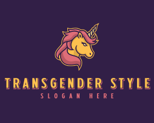 Transgender - Mythical Unicorn logo design