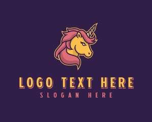 Mythical Unicorn  Logo