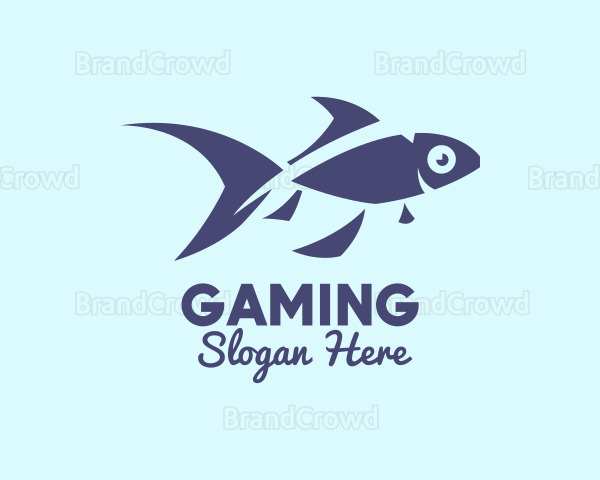 Blue Fish Fingerling Logo