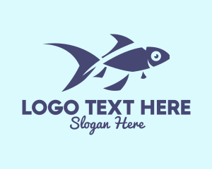 Blue Fish Fingerling  Logo