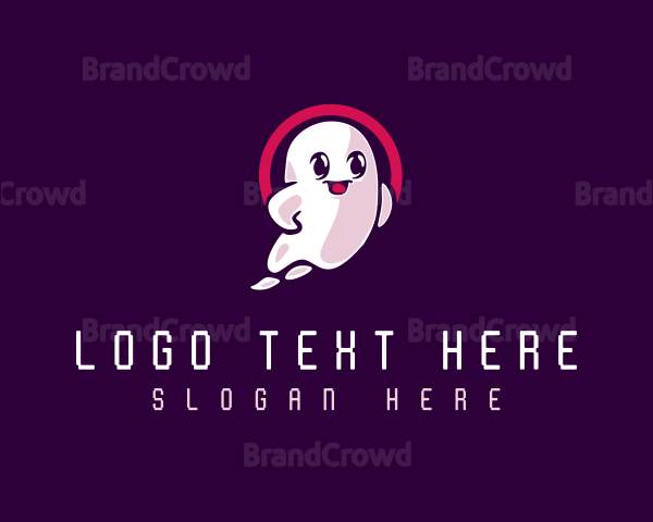 Confident Hovering Ghost Logo