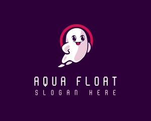 Confident Hovering Ghost logo design