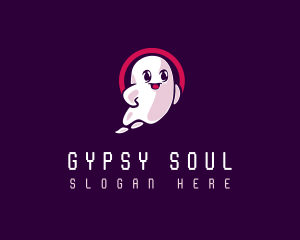 Confident Hovering Ghost logo design