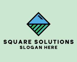 Square - Square Nature Landscape logo design