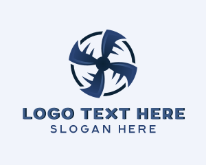 Wind - Wind Propeller Ventilation logo design