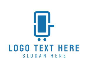 Content - Phone Shopping Cart logo design