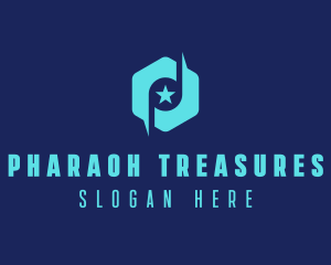 Star Note Hexagon logo design