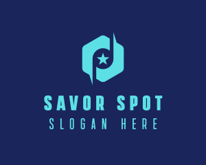 Star Note Hexagon logo design