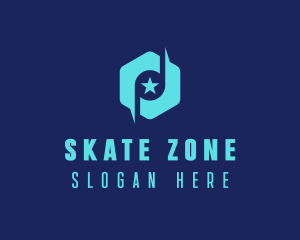 Star Note Hexagon logo design