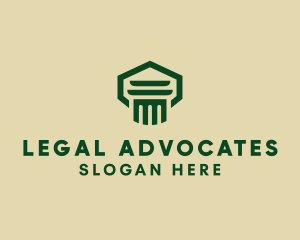 Column Law Pillar  logo design