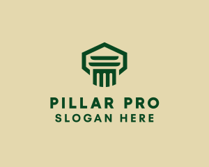 Column Law Pillar  logo design