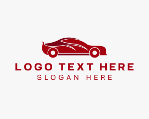 Red Sports Car Logo