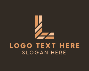 Geometric Construction Letter L Logo