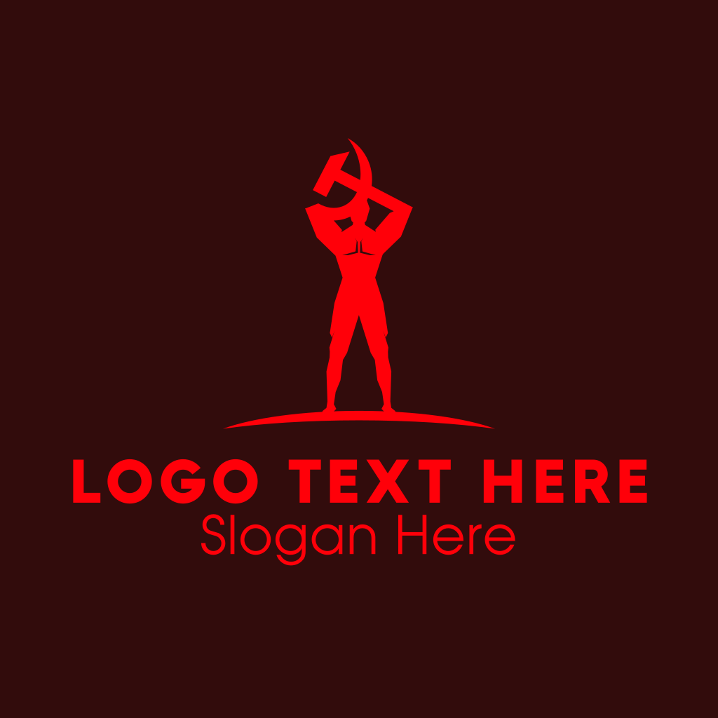 Red Human Communist Logo | BrandCrowd Logo Maker