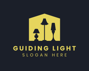 House Lamp Lighting logo design