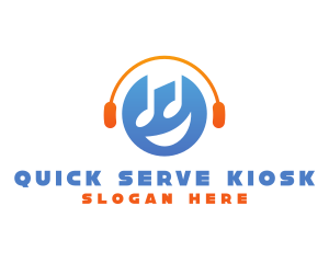 Happy Music Disc Jockey logo design