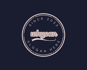 Clothing Hipster Business Logo
