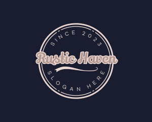 Hipster Store Brand logo design