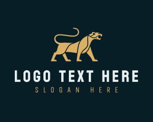 Feline - Jaguar Wildlife Safari logo design