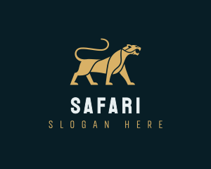 Jaguar Wildlife Safari logo design
