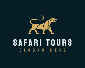 Jaguar Wildlife Safari logo design