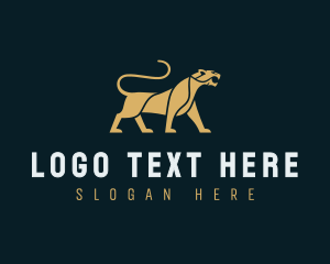 Wild - Jaguar Wildlife Safari logo design