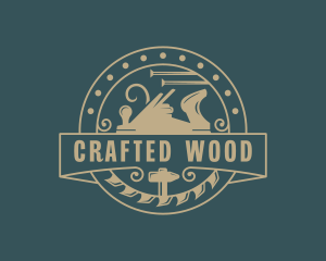 Carpenter Wood Planer logo design