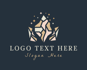 Shiny - Precious Crystal Gem logo design