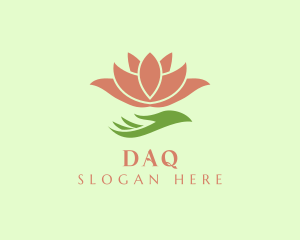 Hand - Lotus Hand Wellness logo design