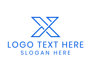 E Commerce - Digital Finance Letter X logo design