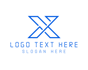 Expert - Digital Finance Letter X logo design